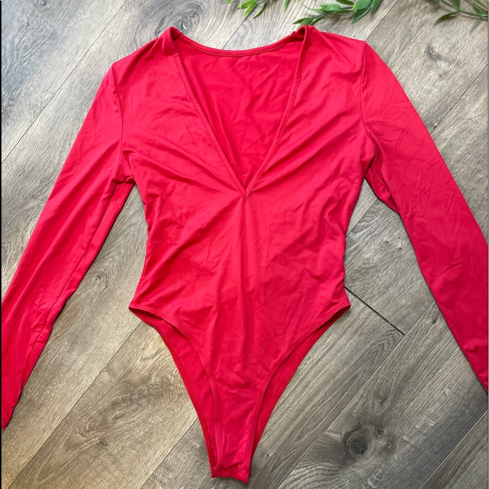 Bodysuit red size small
